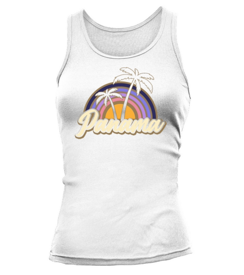 Panama Vintage Sunset Panamanian Wildness Tank top Woman