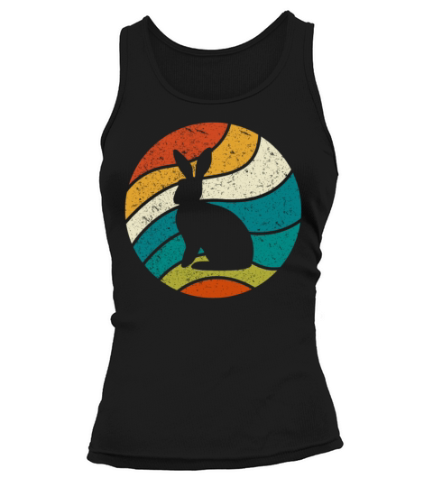 Retro Vintage Bunny Rabbit Tank top Woman