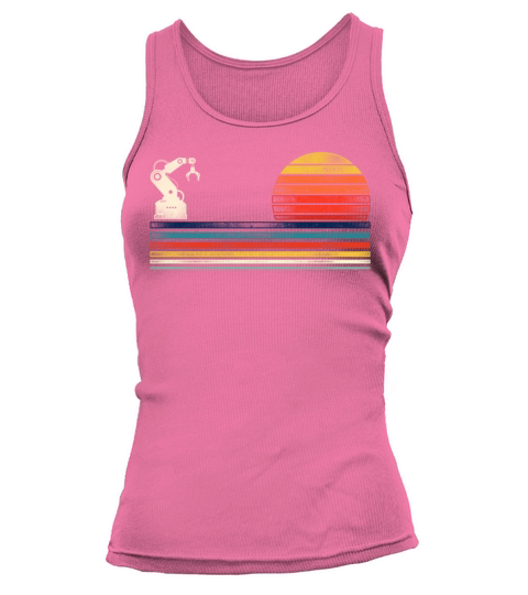 Robot Robotics Engineer Retro Tank top Woman