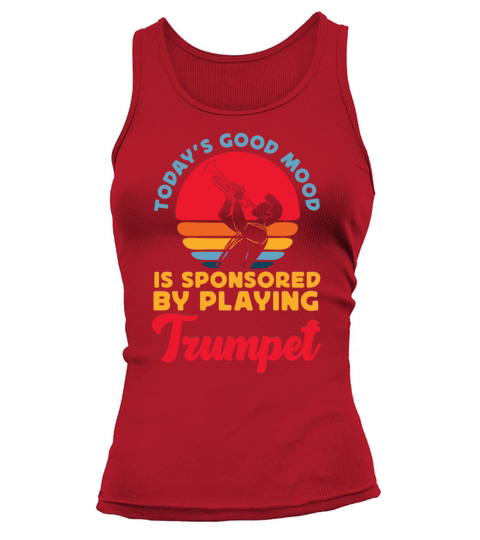 Trumpet Player Vintage Retro Tank top Woman