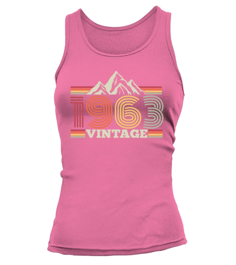 Vintage 1963 Birthday Retro Look Tank top Woman