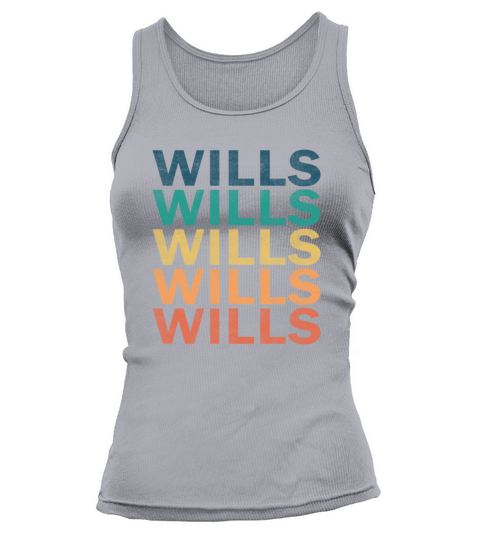 Wills Name T Shirt - Wills Vintage Retro Name Gift Tank top Woman