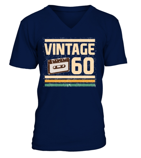 60th Birthday V-Neck T-shirt
