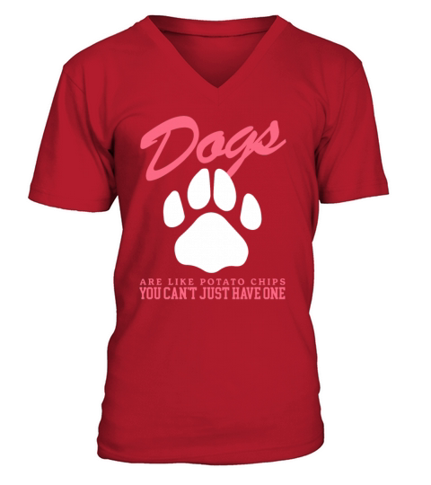 Dogs Are Like Dog Owner V-Neck T-shirt