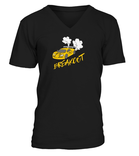 Racecar Design for Sportscar Lovers V-Neck T-shirt