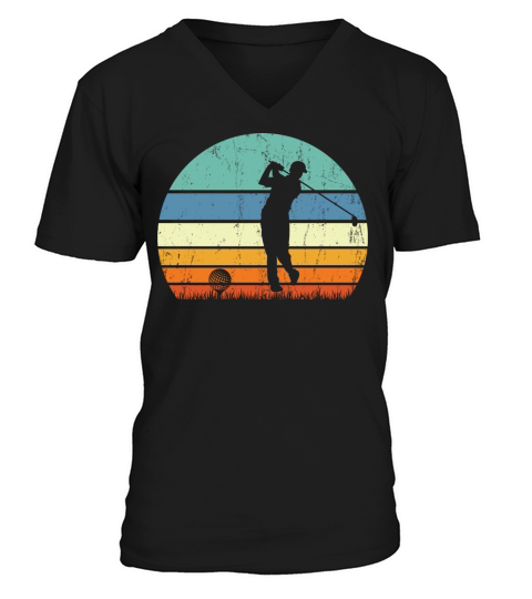 Retro vintage Golf t-shirt V-Neck T-shirt