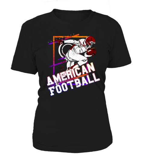 American Football Player Vintage Retro USA Sport Women's T-Shirt