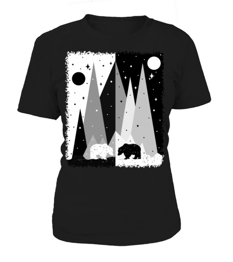 Bear In The Mountains Women's T-Shirt