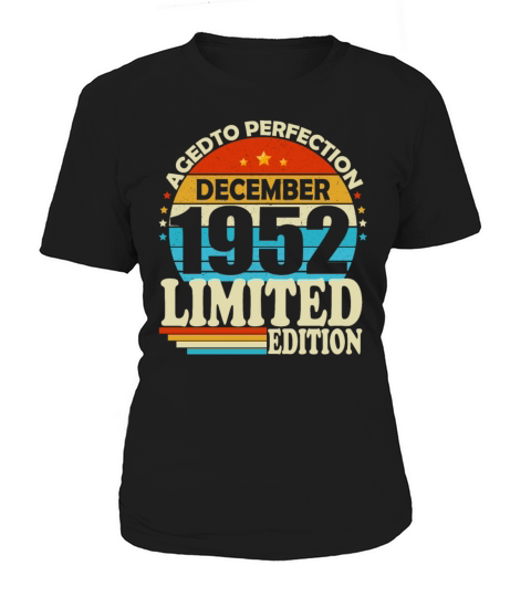 December 1952 Vintage vintage retro birthday Women's T-Shirt