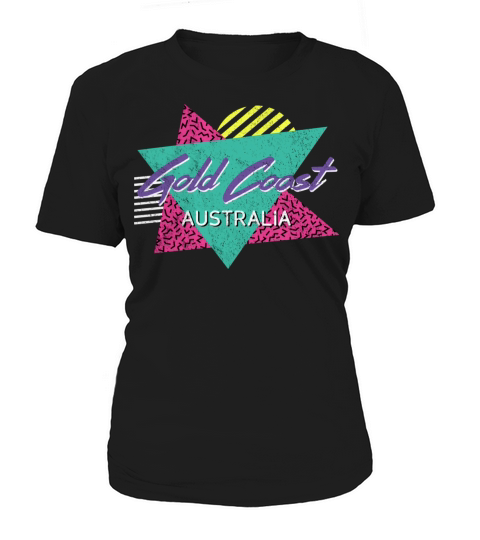 Gold Coast Australia Vintage Retro 80s 90s Vacatio Women's T-Shirt