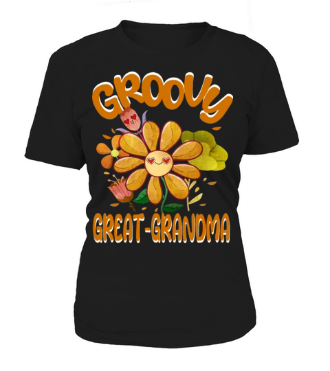 Groovy Great-Grandma Family Matching Vintage Women's T-Shirt