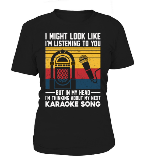 Karaoke Singer Vintage Retro I Women's T-Shirt