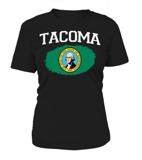 Tacoma Wa Washington Flag Vintage Usa Sports Men W Women's T-Shirt