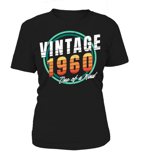 Vintage 1960 Shirt for Men Women 63 Year Old 63rd Women's T-Shirt