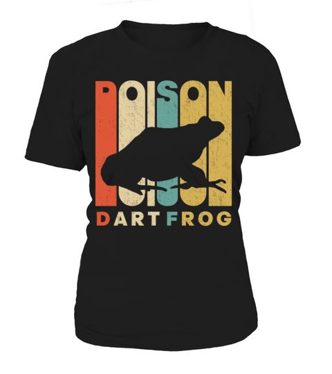 Vintage Retro Poison Dart Frog Women's T-Shirt