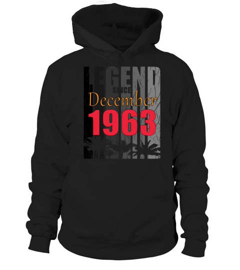 Birth Month December 1963 Vintage Hoodie Unisex