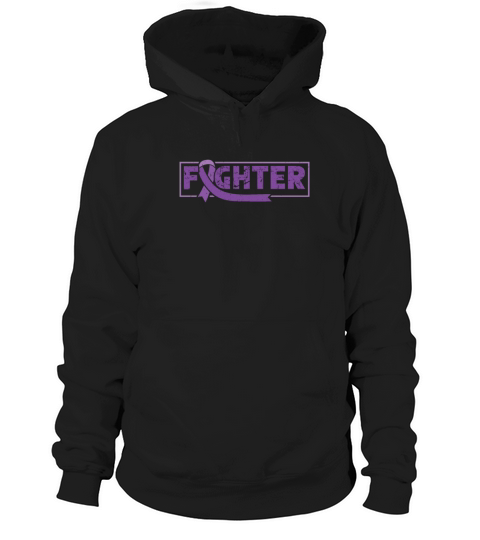 Epilepsy Fighter Purple Ribbon Epileptic Epilepsy Hoodie Unisex
