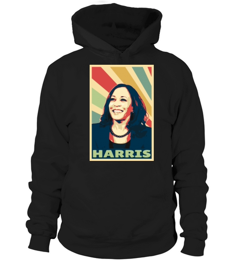 Kamala Harris Vintage Colors Hoodie Unisex