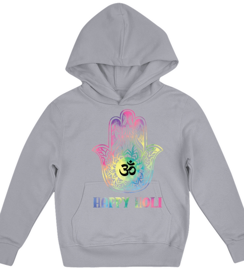 Happy Holi Hinduism Hindu Buddhist Holi Festival Kids Hoodie