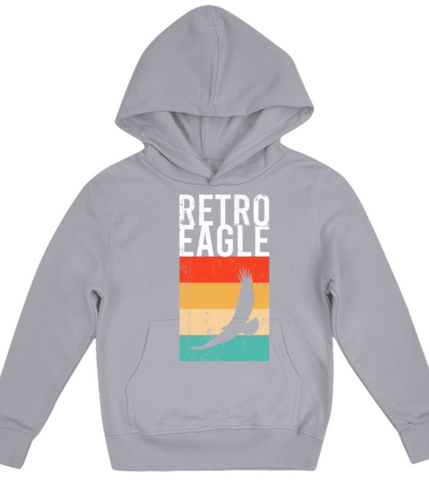 retro eagle Kids Hoodie