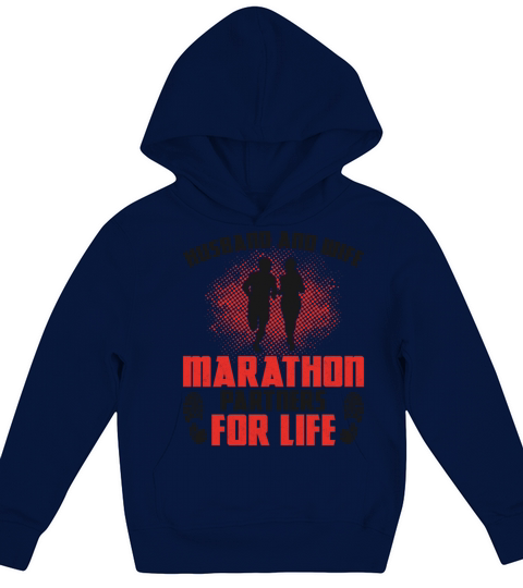 Running Runner Half Marathon Kids Hoodie