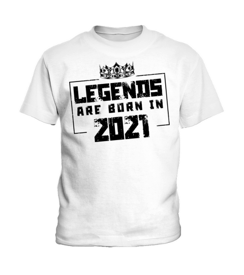 2021 legends born in Kids T-Shirt