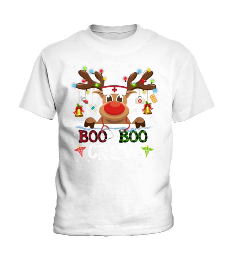 Funny Christmas 2022 Boo Boo Crew Nursing Squad Wo Kids T-Shirt