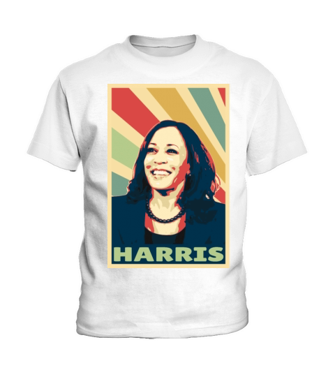 Kamala Harris Vintage Colors Kids T-Shirt