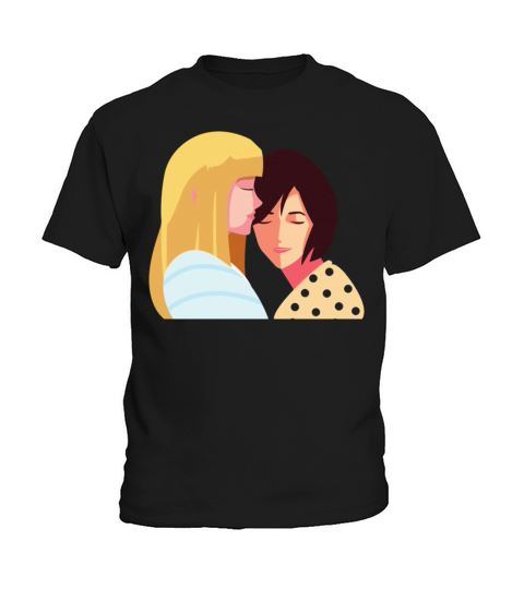 lesbian lgbtq pride valentine day 2023 valentines Kids T-Shirt