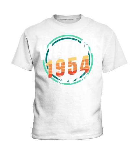 Vintage 1954 Shirt for Men Women 69 Year Old 69th Kids T-Shirt