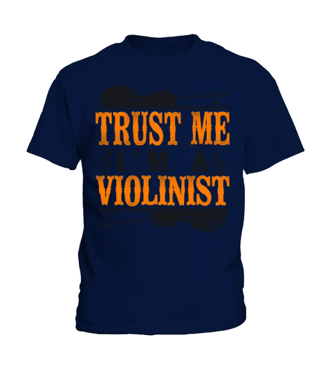 Violin Violinist Vintage Trust Me Kids T-Shirt