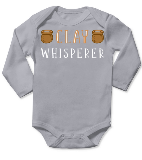 Clay Whisperer Pottery Long Sleeve Baby One-Piece