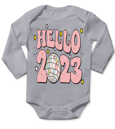 Happy New Year 2023 New Years Eve New Year Long Sleeve Baby One-Piece