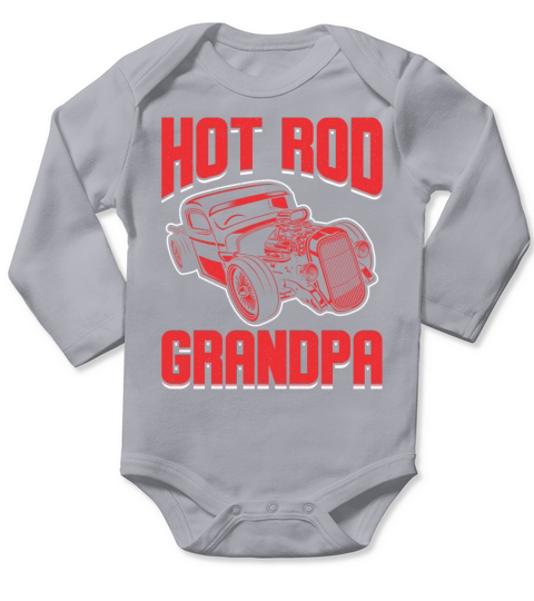 Hot Rod Grandpa Classic Car Dad Vintage Hotrod Long Sleeve Baby One-Piece