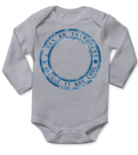 i was an introvert before it was cool Long Sleeve Baby One-Piece