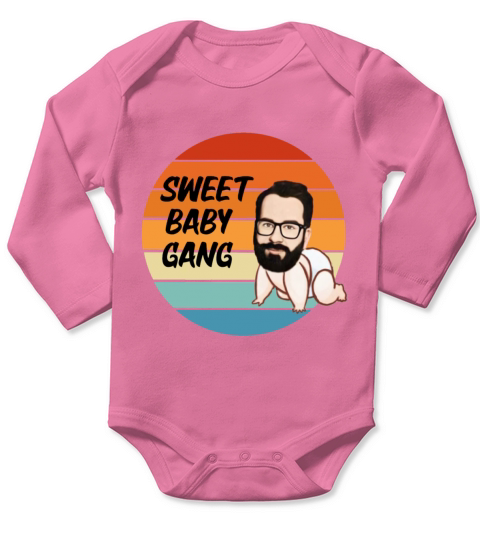Sweetcute Rainbow Long Sleeve Baby One-Piece