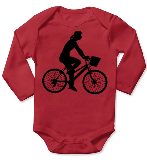 Vintage Retro Sunset Cycle Long Sleeve Baby One-Piece