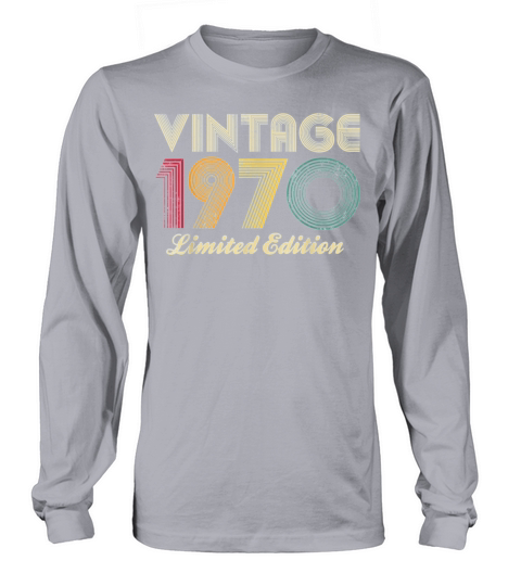 1970 50th Birthday Gift Vintage Long sleeved Unisex