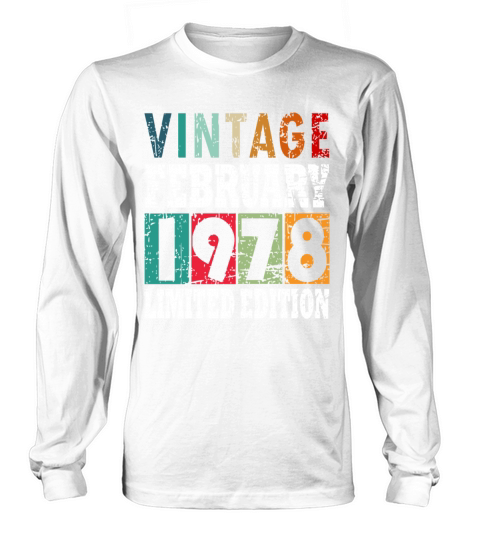 1978 February vintage Long sleeved Unisex