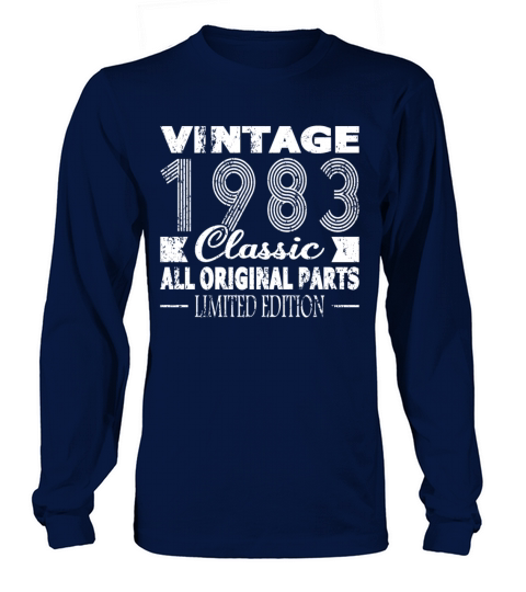 40th birthday vintage 1983 classic 1983 Long sleeved Unisex