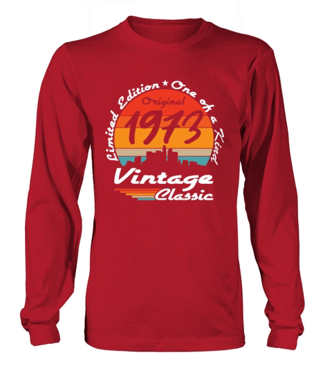 50th birthday original 1973 vintage 1973 Long sleeved Unisex
