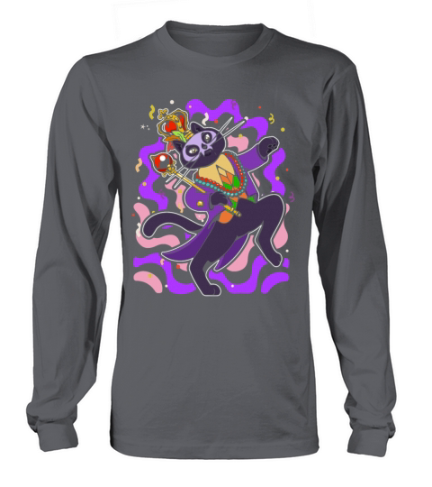 Cat Lover Mardi Gras Celebration Shenanigan Long sleeved Unisex
