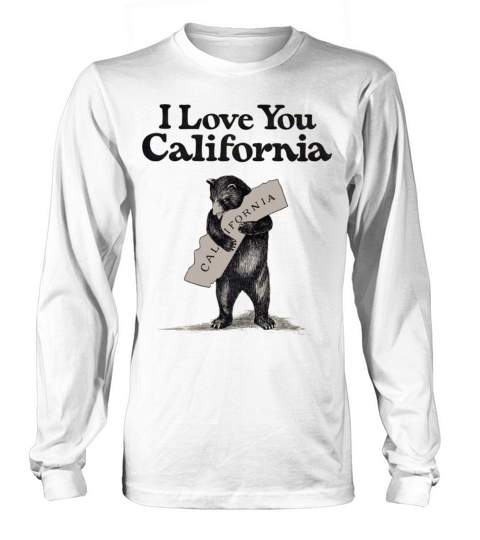 I Love California Long sleeved Unisex