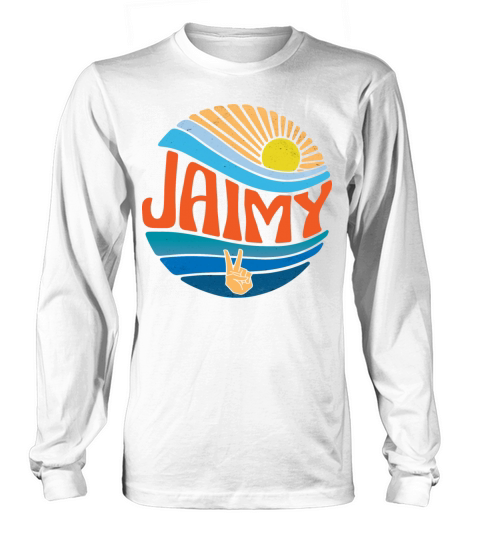 Jaimy Shirt Vintage Sunset Jaimy Groovy Tie Dye Long sleeved Unisex
