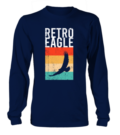 retro eagle Long sleeved Unisex