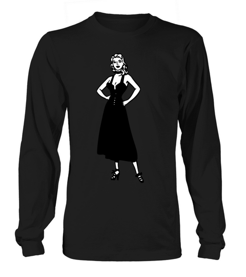 Retro Woman Long sleeved Unisex