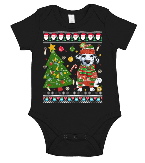 CHRISTMAS Dog For Aninal Lovers Short Sleeve Baby One-Piece