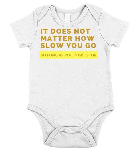 DO NOT STOP Short Sleeve Baby One-Piece