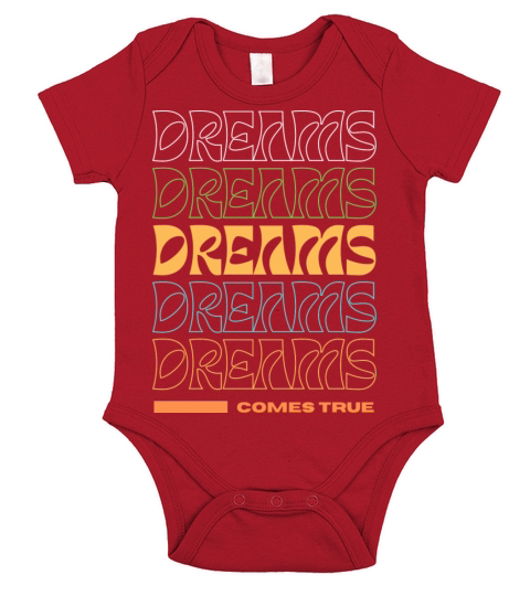 Dreams Come True Short Sleeve Baby One-Piece
