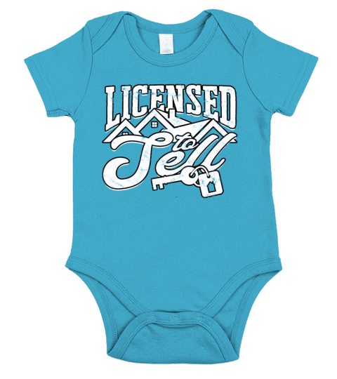 House Realtor Real Estate Agent Property Home Short Sleeve Baby One-Piece